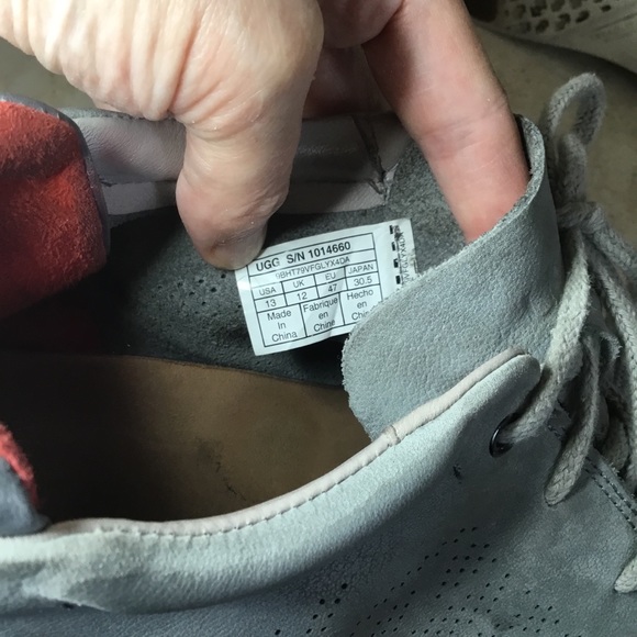 UGG Larken Perforated Chukka/Sneaker - Size 13 - Picture 7 of 8